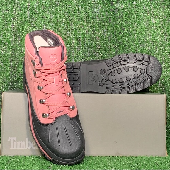 Timberland Junior Euro Hiker Shell Toe Boot Pink - Picture 4 of 4